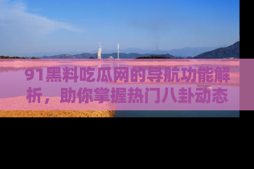 91黑料吃瓜网的导航功能解析,助你掌握热门八卦动态