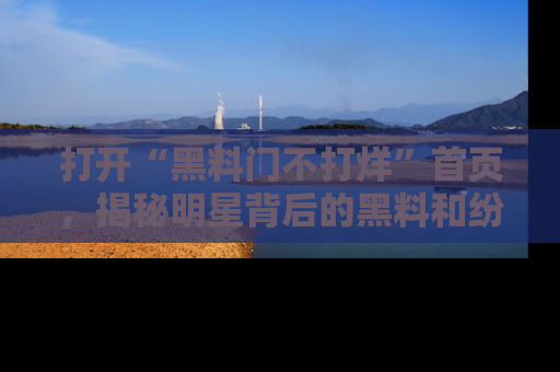 打开“黑料门不打烊”首页，揭秘明星背后的黑料和纷争真相！