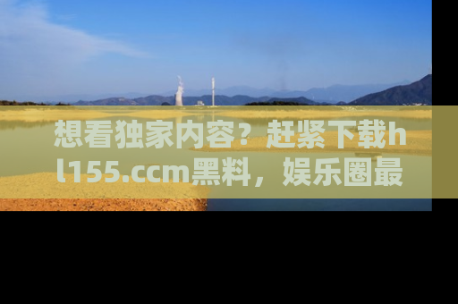 想看独家内容？赶紧下载hl155.ccm黑料，娱乐圈最劲爆的新闻一手掌握！