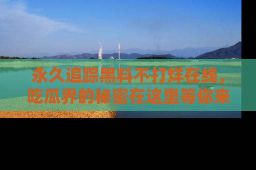 永久追踪黑料不打烊在线,吃瓜界的秘密在这里等你来发现!