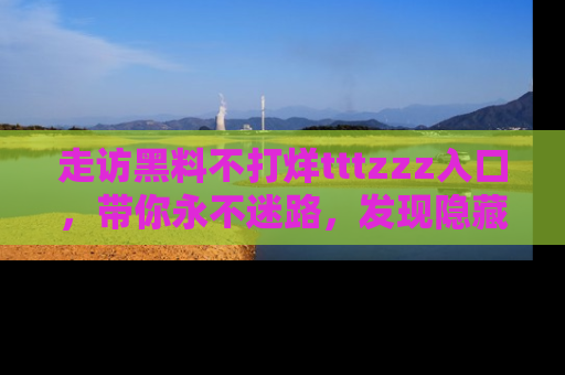 走访黑料不打烊tttzzz入口,带你永不迷路,发现隐藏的黑幕